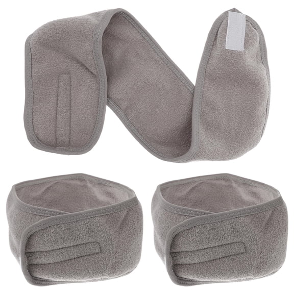 FOMIYES 3pcs Women Headband Headwear Athletic Hairband Grey Polyester for Running Yoga