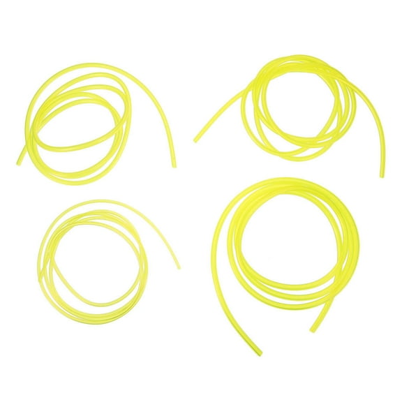 FOMIYES 4 Pcs Fuel Line Hose Tube Lawn Mower Gas Oil Hose Multi-functional Fuel Line