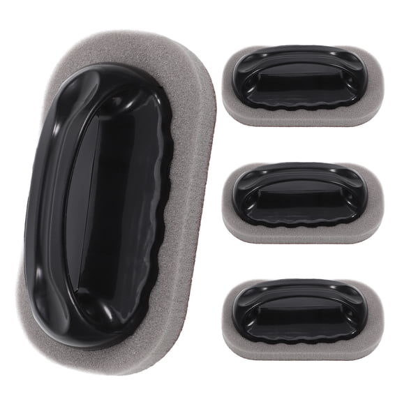 FOMIYES 4 Pcs Scourers Emery Sponge 14.00X8.00X5.00CM Brown