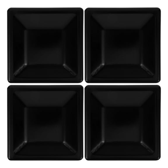 FOMIYES 4 Sets Fence Post Covers Galvanized Enclosure Decorative Black