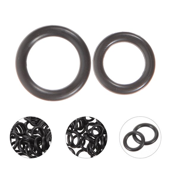 FOMIYES 40Pcs Black Rubber Sealing Rings for Hose Quick Disconnect Washing Machine 1.71X1.71In
