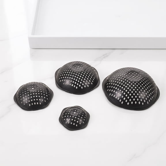 FOMIYES Black Mesh Planter Drainage Inserts 40 Pieces Root Prevention Pads