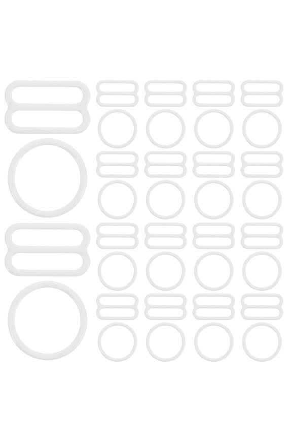 Clothes Strap Fastener Bra Hooks Regular Style Alloy Fix Straps for Women 40pcs