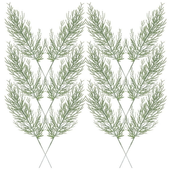 FOMIYES 40pcs Faux Pine Stems Artificial Pine Needles Sprays Simulation Cedar Branches For Christmas Wreath