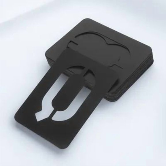 FOMIYES User-Friendly Black PP Stencils for Spray Paint, Letters and Numbers, 42Pcs