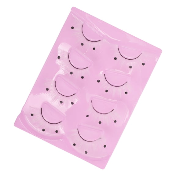 FOMIYES White Faux Eyelashes for Stage and Festival Decoration 4Pairs