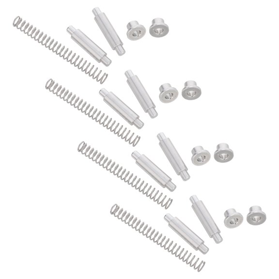 FOMIYES 4Pcs Aluminum Door Hinge Pins with Spring Loaded Design for Storm Door Hardware Replacement