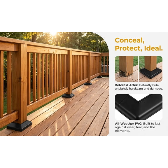 Balcony Column Railing Deck Post Wraps