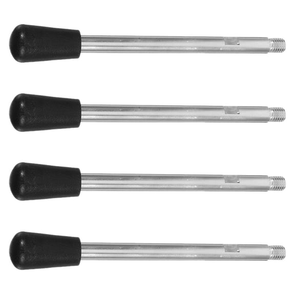 FOMIYES Lathe Handwheel Black Carbon Steel M10 Thread Precision Engineering 4Pcs