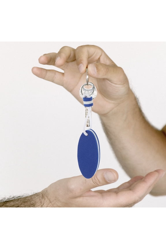 4Pcs Blue Floating Keychain for Boat Keys with Durable Eva Material and Buoyancy Core