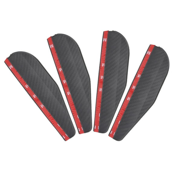 FOMIYES 4Pcs Car Mirror Rain Brow Transparent Mirror Rain Visor Eyebrow Dustproof