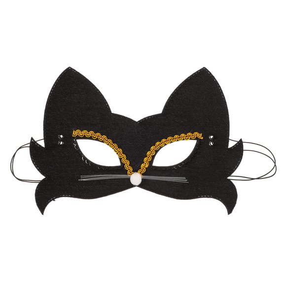 FOMIYES 4Pcs Cat Shape Costume Prop Black Fabric for Parties Adults