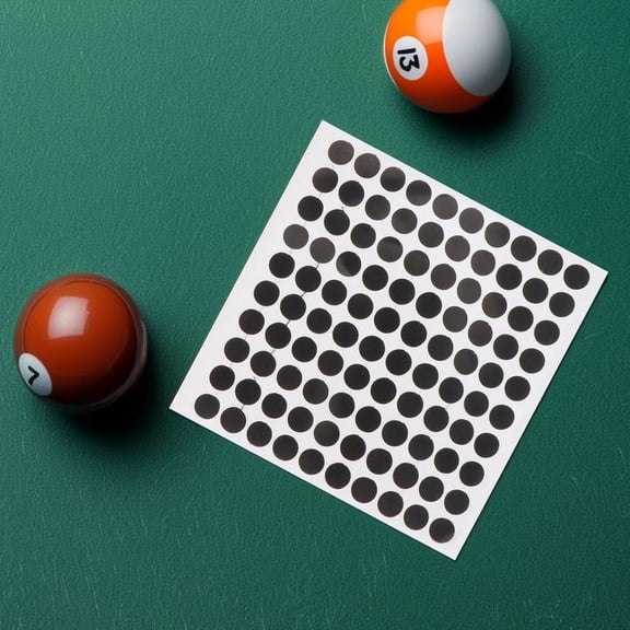 FOMIYES 4Pcs Durable Fabric Material Pool Table Stickers Black Billiards Pocket Marker for Home Users