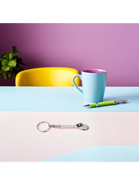 4-Pack Metal Key with Sturdy Construction, Portable Keychains for Home and Everyday Use
