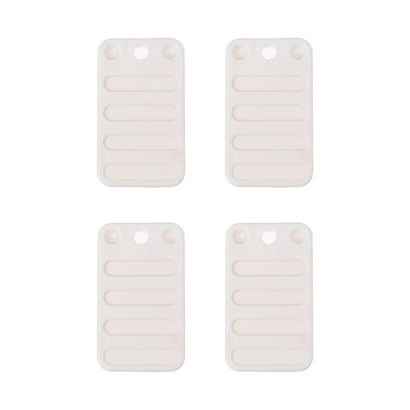 FOMIYES 4Pcs Durable Plastic Leveling Shims Furniture Fitment Accessory with Anti Skid Feature
