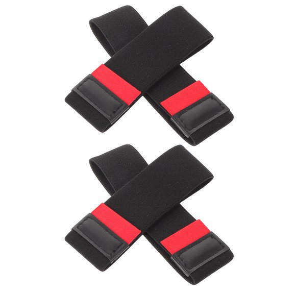 FOMIYES 4Pcs Fishing Spool Securing Straps Nylon Reel Keeper with Shock Absorption and Quick Installation