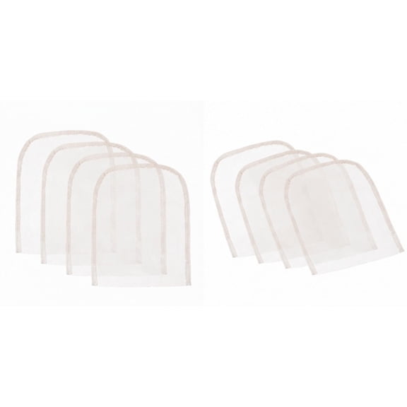 FOMIYES 4Pcs Hair Wrap Net Lace Foundation For Wigs Allergy Prevention Hair Enthusiasts DIY Craft