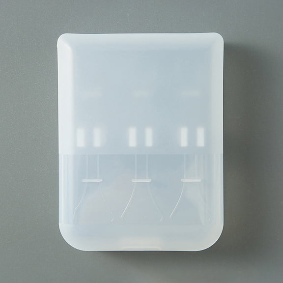 FOMIYES 4pcs Electric Toothbrush Head Storage Box Portable Plastic Case