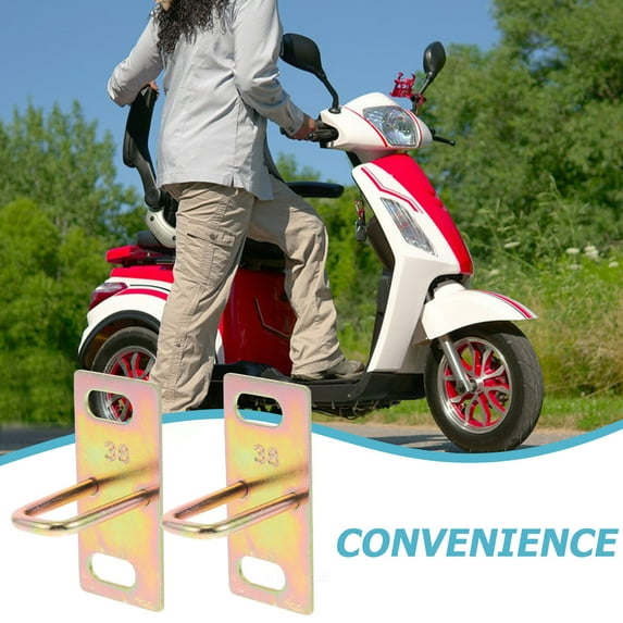 FOMIYES 4Pcs Metal Motorcycle Parts Rectangular Shape Vehicle Usage for E-Motorbikes