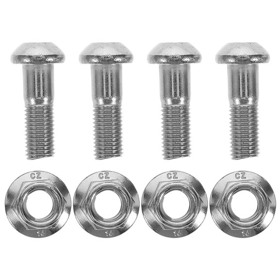 FOMIYES 4Pcs Motorcycle Sprocket Nut for Chain Connection Iron Silver