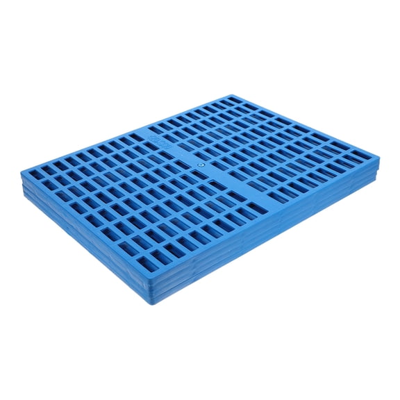 FOMIYES 4Pcs Pet Cage Floor Mats Bunny Flooring Mat Blue Comfortable Design for Kitchen Floor