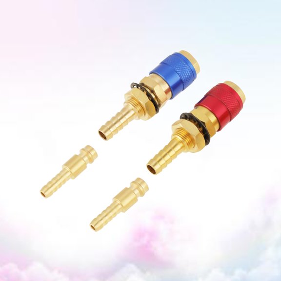 FOMIYES 4Pcs Quick Connectors for Welding Tool with Assorted Color Tips Compatible with Mig Tig Torches