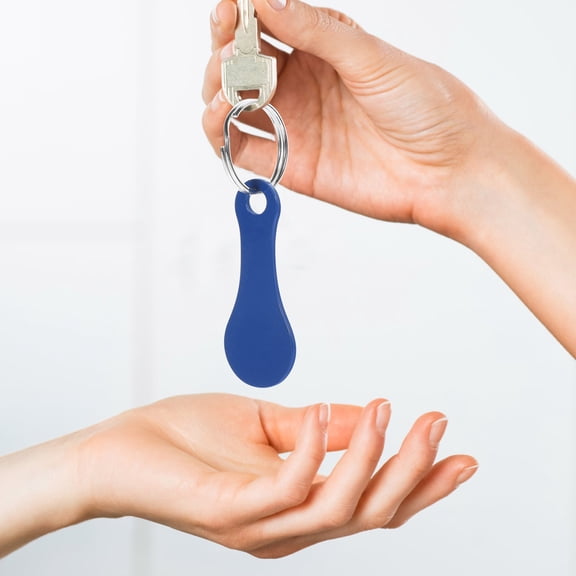 FOMIYES 4Pcs Shopping Trolley Token Key Rings Key Rings Portable Trolley Removers for Shopping Cart