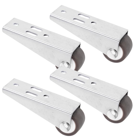FOMIYES 4Pcs Side Mounted Small Roller Casters for Sliding Barn Door Wheels Strong Load Support