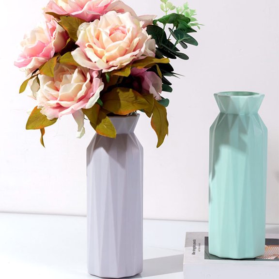 FOMIYES 4Pcs Simple Geometric Flower Vases for Dried Floral Arrangements and Table Decoration
