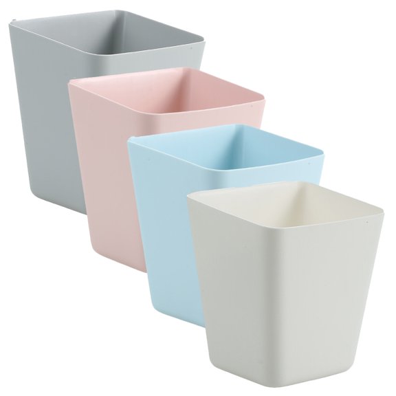 FOMIYES 4Pcs Small Hanging Basket for Storage Assorted Colors Rolling Cart Organizer