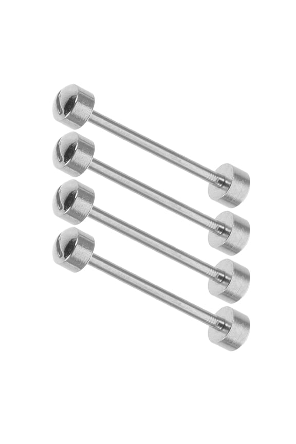 4Pcs Steel Watch Screw Tube Rod for Band Link Repair Durable Watch Lug Rod Connector