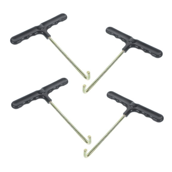 FOMIYES 4Pcs Trampoline Hook Tool Black ABS Stainless Steel for Trampoline Springs Replacement