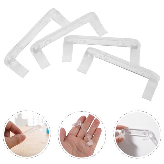 FOMIYES 4Pcs Transparent Car Model Wall Mount Bracket Stable ABS Construction for Diecast Vehicle Display