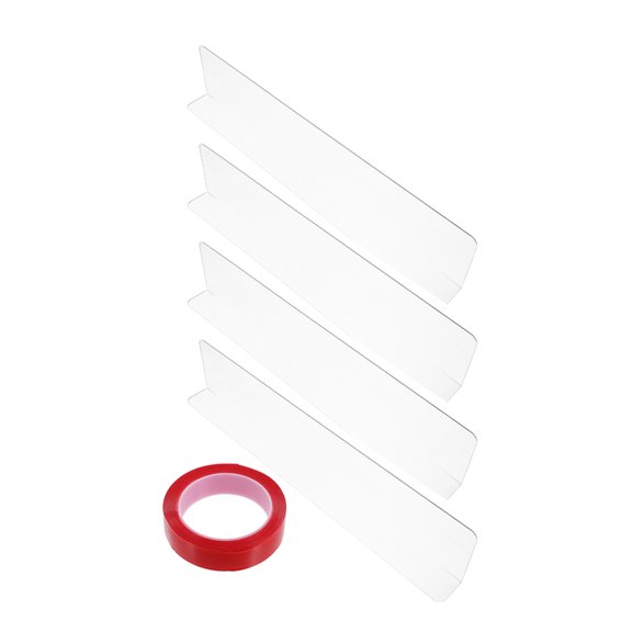 FOMIYES 4Pcs Transparent Window Sill Protector Plastic Guard for Pets Anti Scratch Clear Cover