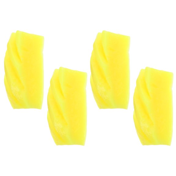 FOMIYES 4Pcs Yellow Faux Pineapple Slices Artificial Fruit Decor for Versatile Display and Centerpieces