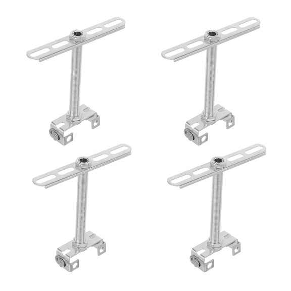 FOMIYES 4Sets Plated Silver Lamp Crossbar Bracket Kit for Ceiling Light Fixture Support with Complete Hardware Set