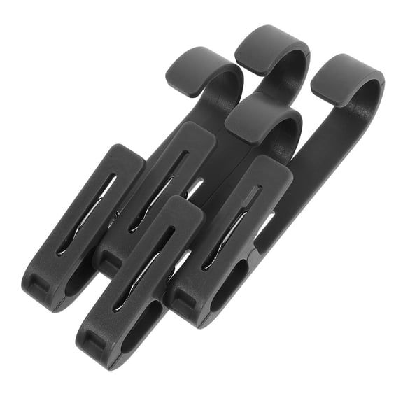 FOMIYES 4-Pack Clothes Hanger Clips with ABS Hook, Laundry Sock Clips for Hanging Clothes at Home