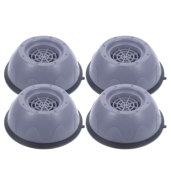 FOMIYES 4pcs Washer Stabilizer Pads Washing Machine Pads Grey Rubber for Home Use