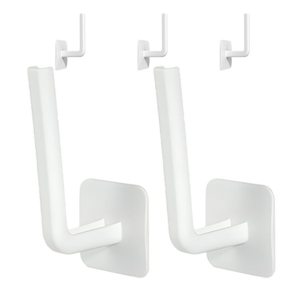 FOMIYES 5 Pcs Hat Hanger Wall Hooks Adhesive Heavy Duty Baseball Cap White