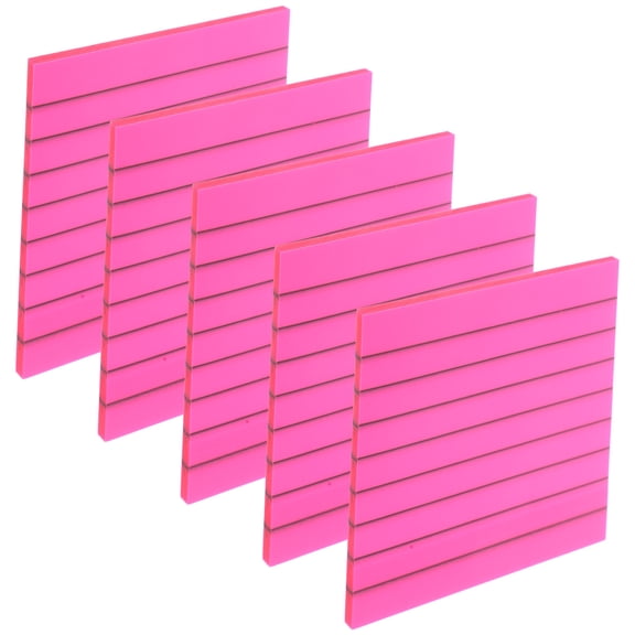 FOMIYES Daily Use Memo Pads Note Stickers Red Pet 5Pcs