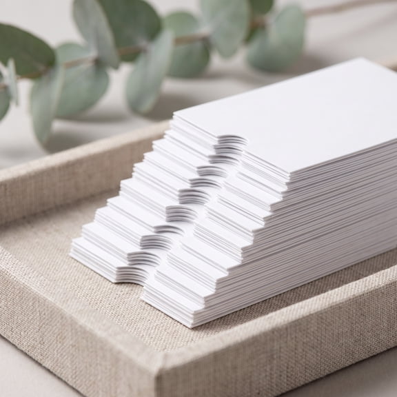FOMIYES 50pcs Blank Paper Key Card Envelope for Hotel Room Cards and Business