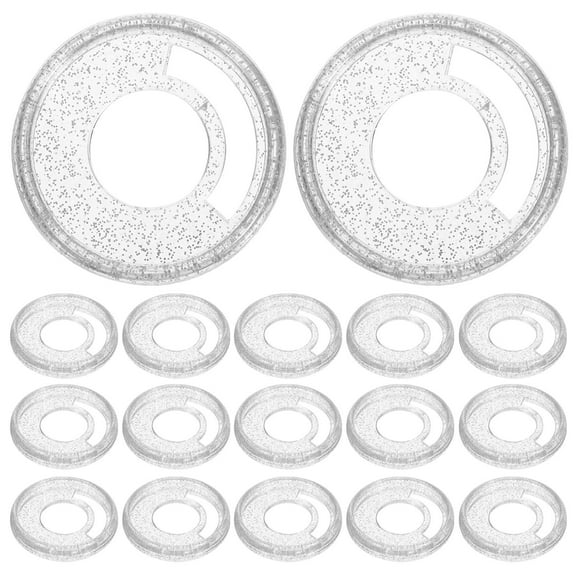 FOMIYES 50-Pack Loose Leaf Binder Discs Round Binding for Planners, Notebooks, and Organizers