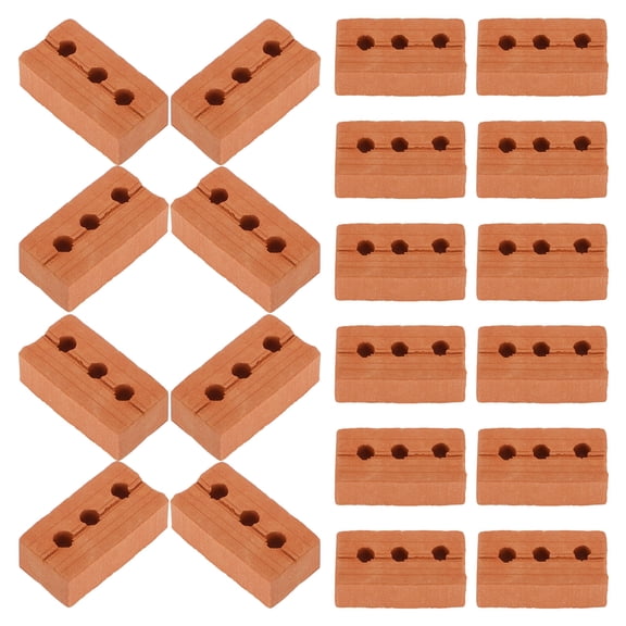 FOMIYES 50Pcs Miniature Brick for Architectural Modeling Miniature Dollhouse Accessories