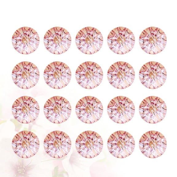 FOMIYES 50Pcs Pink Clothes Button Eco Friendly Material Durable for Jackets Hats Backpacks and Jeans