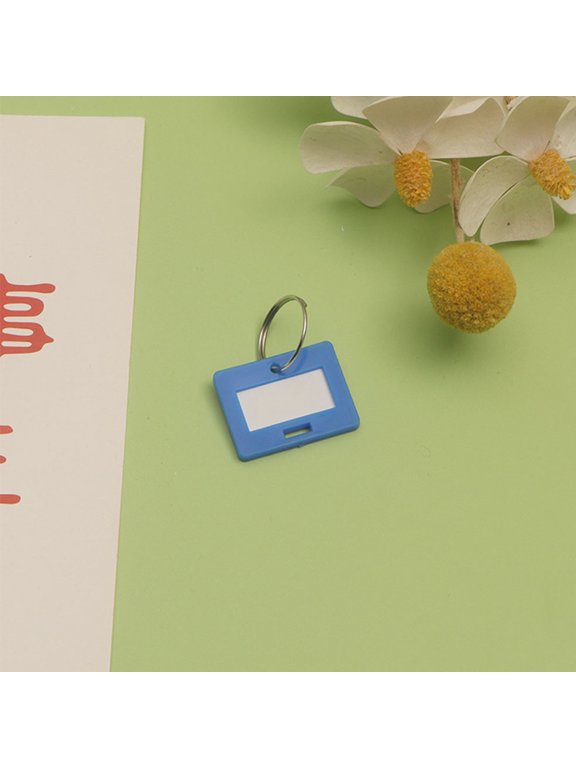 Color Coded Key Tags Plastic for Keys Enhanced Security 50Pcs