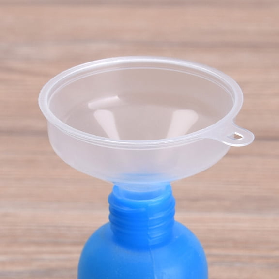 FOMIYES 50pcs Small Narrow Neck Funnel Transparent PP Kitchen Funnel for Women