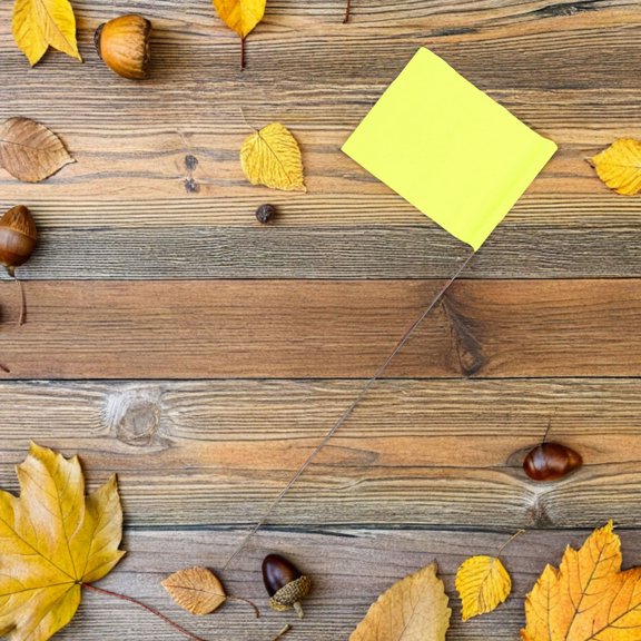 FOMIYES Yellow Yard Marker Flags, Lightweight Utility Marking Flags for Lawn, Garden, Landscaping and Quick Positioning