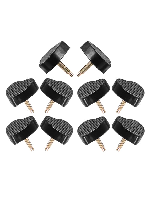 -Shaped Heel Caps 18x20mm Sturdy Shoe Repair Tips for High Heels 5 Pairs