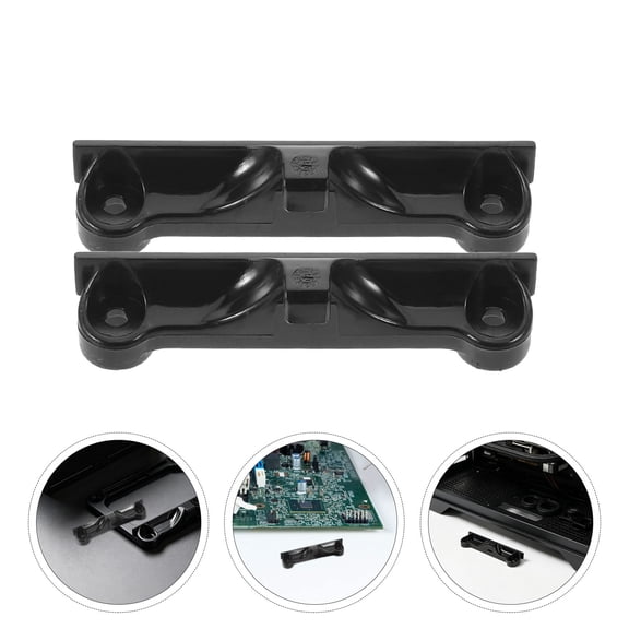 FOMIYES 5Pairs Motherboard CPU Cooler Support Bracket Black Plastic Backplate Replacement for Gaming Pc