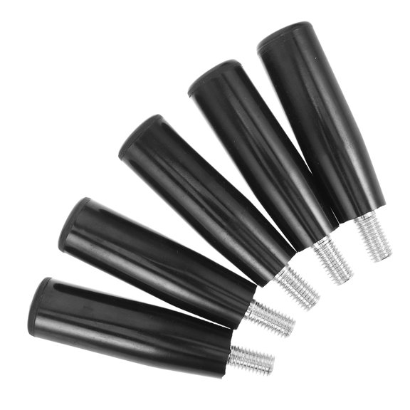 FOMIYES Bakelite Machine Tool Hand Wheel, Black, Antislip, for DIY Grinder and Edm Use, 5Pcs